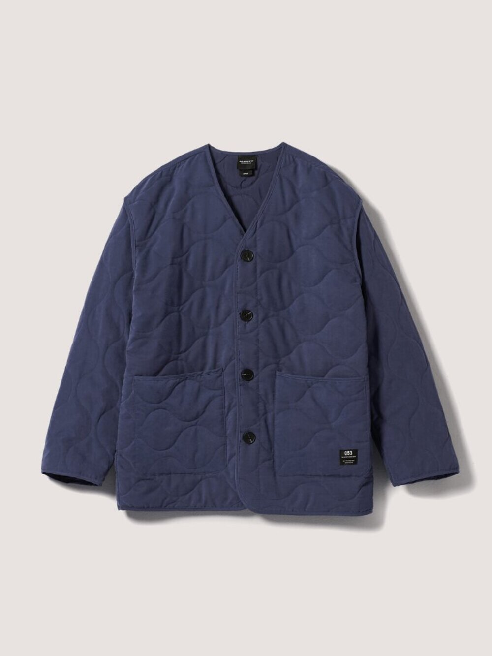NWT Alcott Onion-quilted Chore Liner Jacket Cardigan Mens XL Navy Blue V-neck